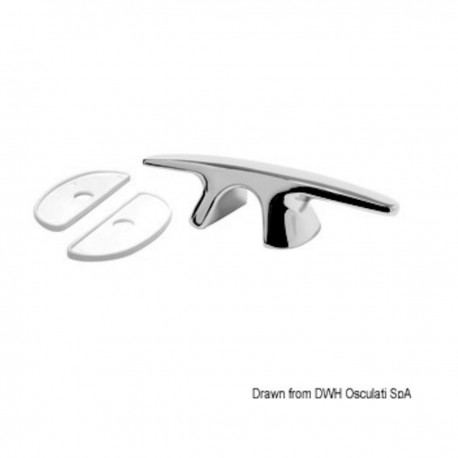 Weißer Kunststoffsockel für Bull Dog-Poller