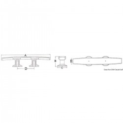 Borne en acier inoxydable AISI 316 - Skandy 2