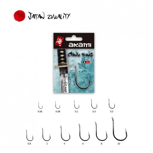 AKAMI HOOKS CHINU RING SERIES 0.08