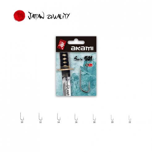AKAMI HOOKS SERIES 521 10