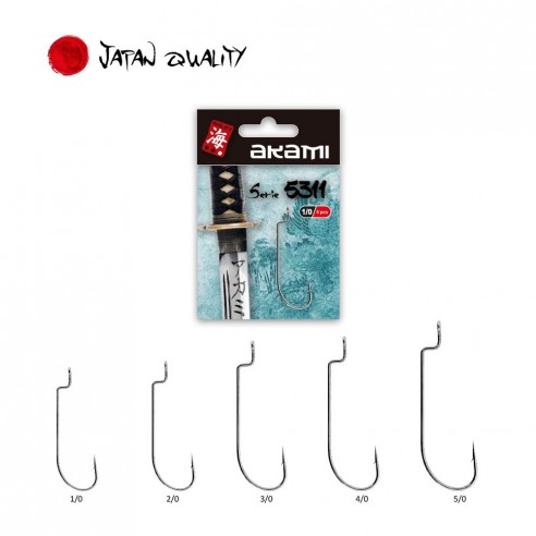AKAMI HOOKS OFF-SET SERIES 5311 2/0