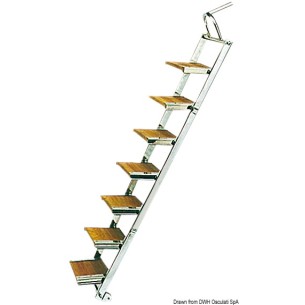 150 cm fast monocoque stålgangbro - Osculati