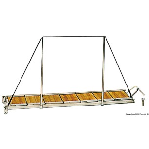 Fixed gangway 150 cm. steel monocoque - Osculati 2