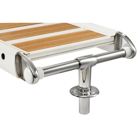 Aluminium-Klappsteg 260 cm. mit Holzsteg - Osculati