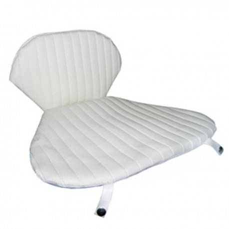 Coussin blanc pour les coquillages