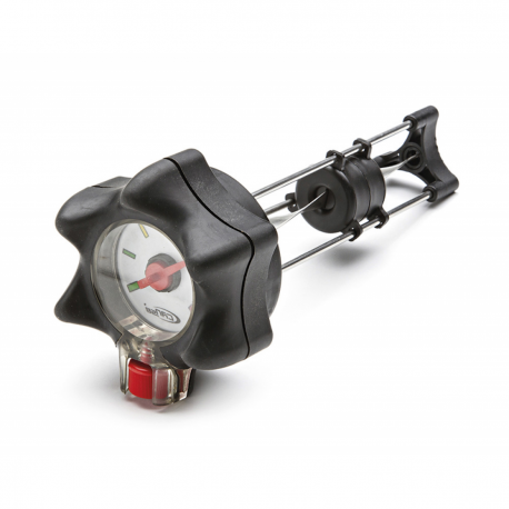 Cap with vent and level indicator