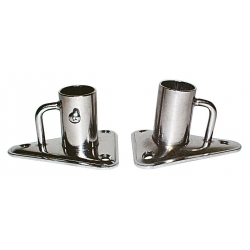 Straight bases for stainless steel candlesticks