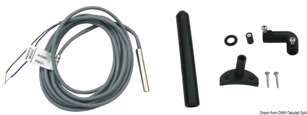 Kit sensore magnetico da inserire nel barbotin del verricello - MZ Electronic