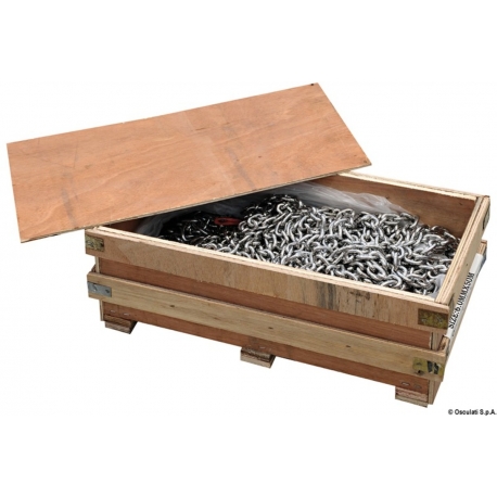 Cadena calibrada galvanizada en caliente adecuada para cabrestantes de ancla.