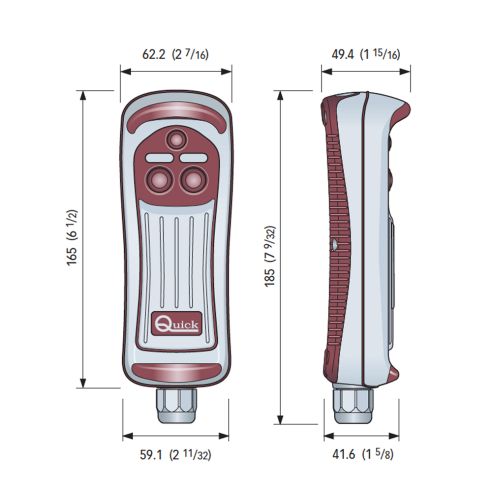 HRC 1006 6-kanaals toetsenbord - Snel