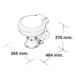 Groot elektrisch toilet - TMC 2