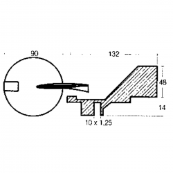Ailette en zinc Yamaha 2