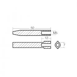 Zinc anode for motors F20 - F25 2