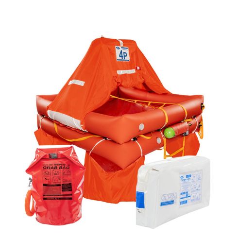 Syntesy 9650 6 seater raft with suitcase + Grab Bag - Eurovinil