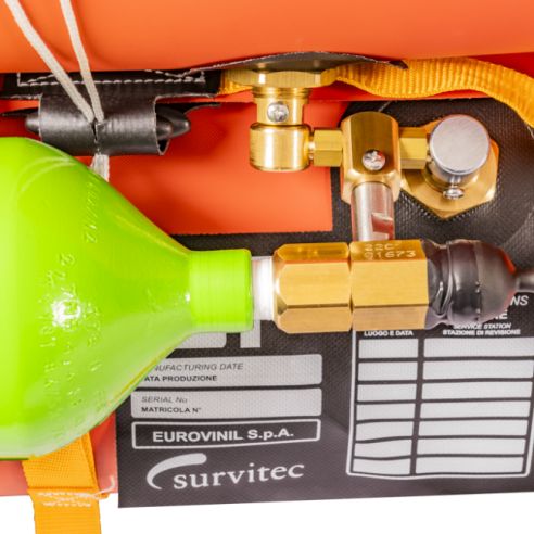 Syntesy 9650 4-Sitzer Floß mit abs Grab Bag Behälter - Eurovinil