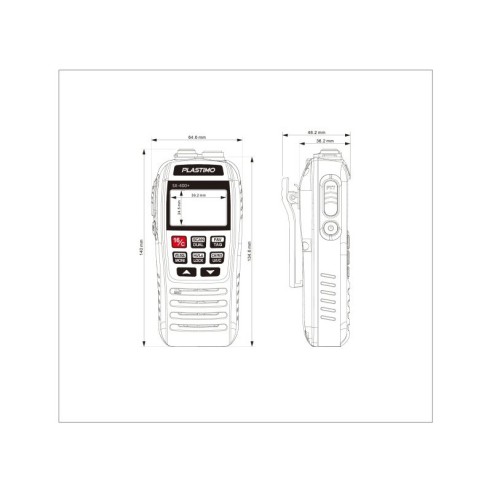 Plastimo SX-400+ bærbar og flytende...