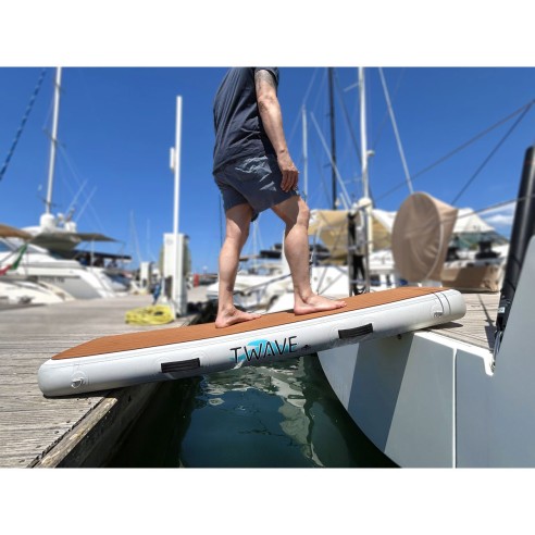 T-WAVE Aufblasbarer schwimmender Steg