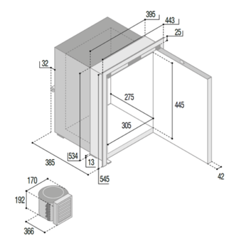C42LX OCX2 Stainless Steel Fridge...