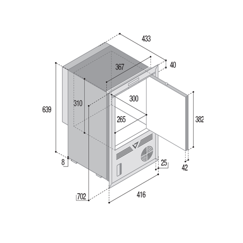 Ice Maker IM CL OCX2 Hydro - Vitrifrigo