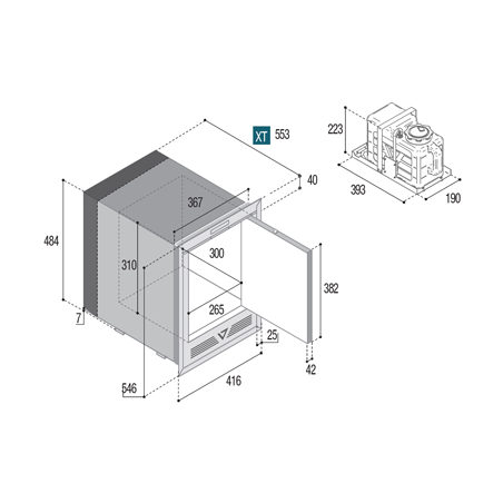 Fabbricatore di ghiaccio IM XT OCX2 Refill - Vitrifrigo