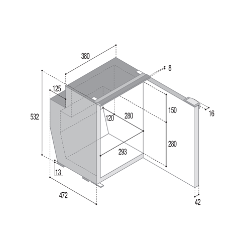 Vitrifrigo C51i CHR frigo-freezer