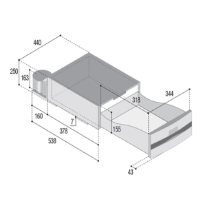 Vitrifrigo D20A fridge-freezer 2