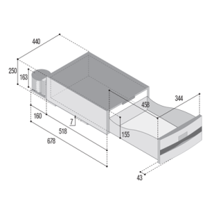 Vitrifrigo D30A fridge-freezer 2