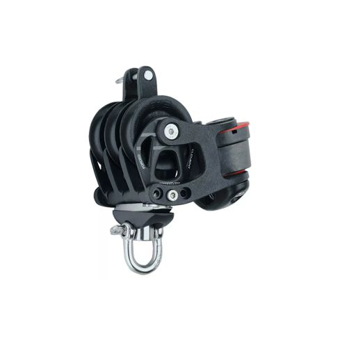 Harken Element dreifacher 12-mm-Block, 45-mm-Rolle mit Klampenblock und Becket