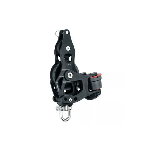 Bozzello Harken Element violino 10 mm con strozzascotte e arricavo