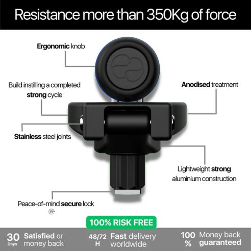 Zusammenklappbare Aluminium-Winschkurbel Flipper - EasySea