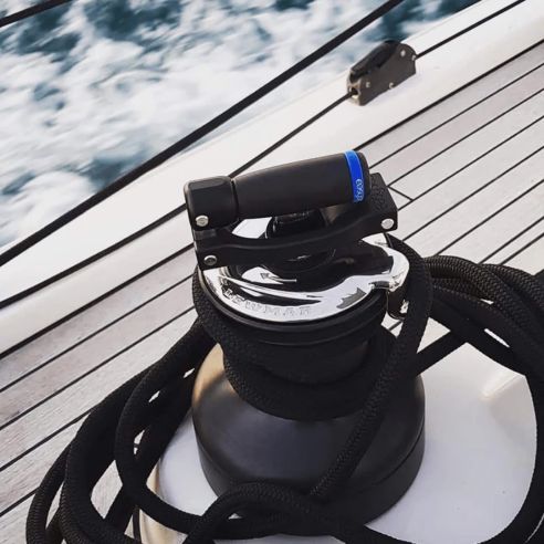 Coppia maniglie per winch ripiegabili in alluminio Flipper - EasySea