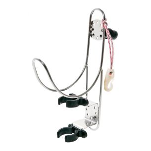 Support en acier inoxydable pour bouée de sauvetage anneau ou fer à cheval