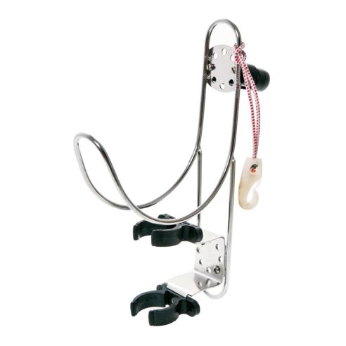 Support en acier inoxydable pour bouée de sauvetage anneau ou fer à cheval