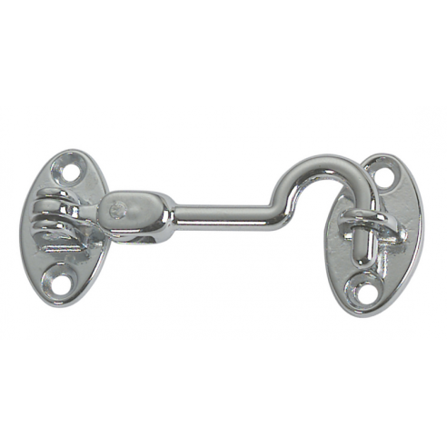 Chrome-plated brass doorstop hook - Foresti and Suardi