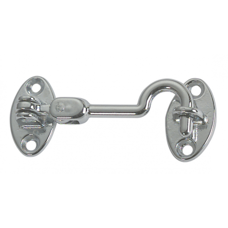 Chrome-plated brass doorstop hook - Foresti and Suardi
