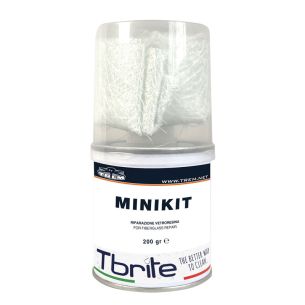 Minikit för reparation av glasfiber 200 ml.