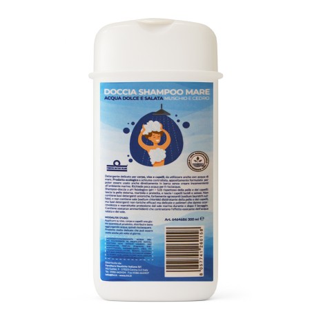 Biohajoava shampoo-suihkugeeli venekäyttöön