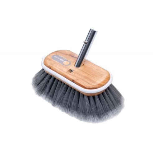 Brosse en bois verni avec poils de haute qualité