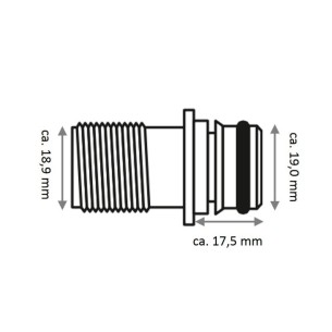Jabsco 30649-1000 - 1/2"-Anschlussset 2