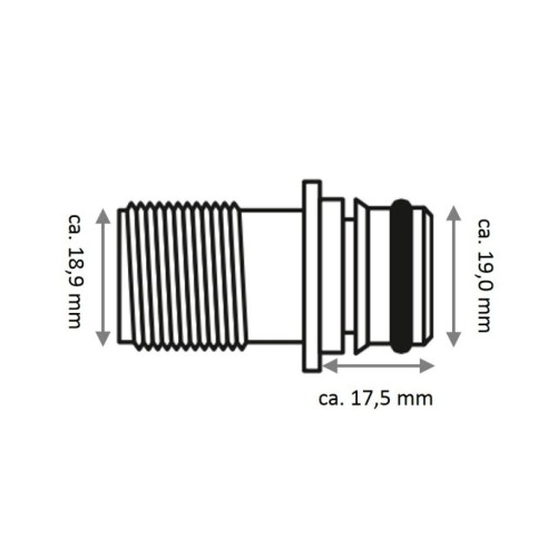 Jabsco 30649-1000 - 1/2"-Anschlussset