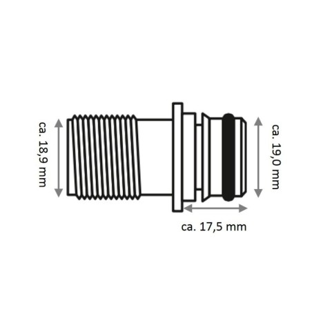 Jabsco 30649-1000 - Kit de conexión de 1/2"