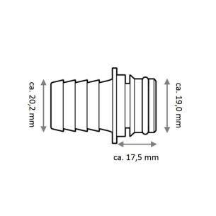 Jabsco 30653-1000 - 3/4" tilkoblingssett 2