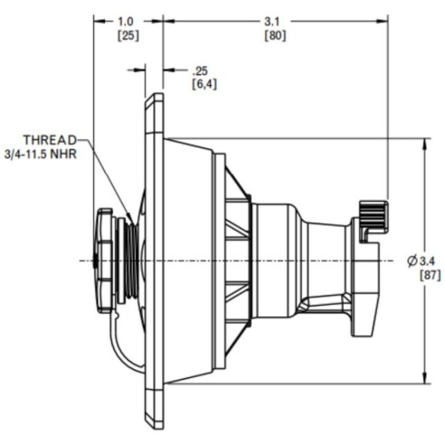 Jabsco 44412-1045 - Trykkregulator