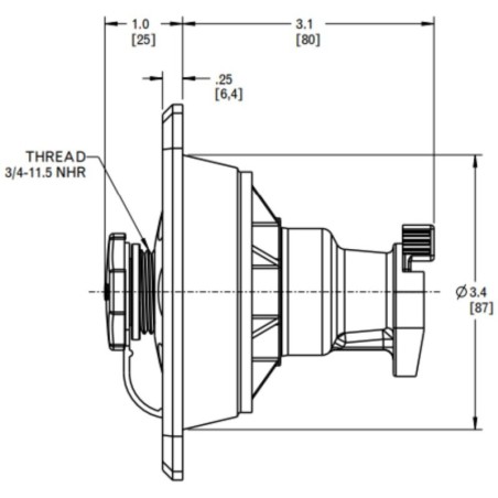 Jabsco 44412-1045 - Pressure Regulator