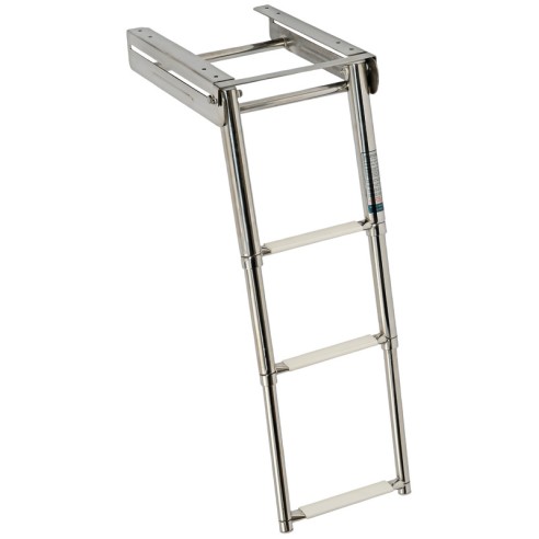 Fully retractable platform ladder...