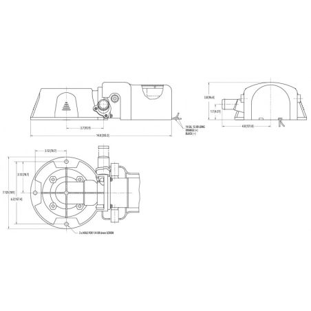 12-V-Toiletten-Umrüstsatz - Jabsco