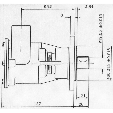 Jabsco 29600-1001 - Bronzepumpe