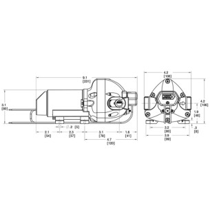 Jabsco 32305-5012-3A - 12V däckspolningspump 2