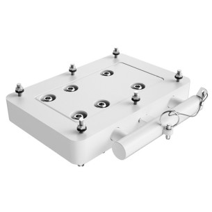 White Carbon Bracket for Recon Motor - Lowrance