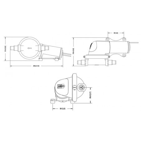 JABSCO 12 V 16 L/min Autoklav